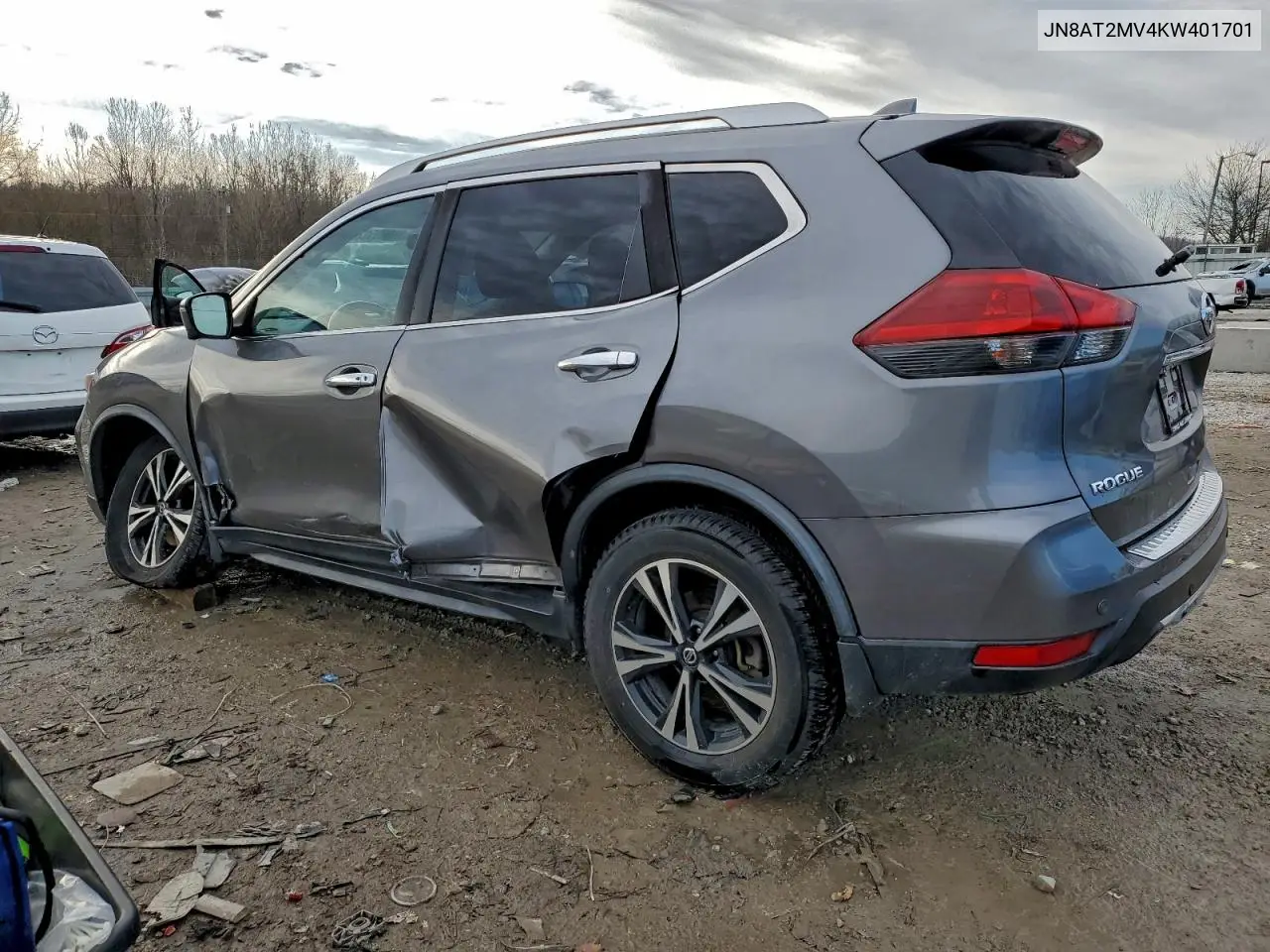 JN8AT2MV4KW401701 2019 Nissan Rogue S
