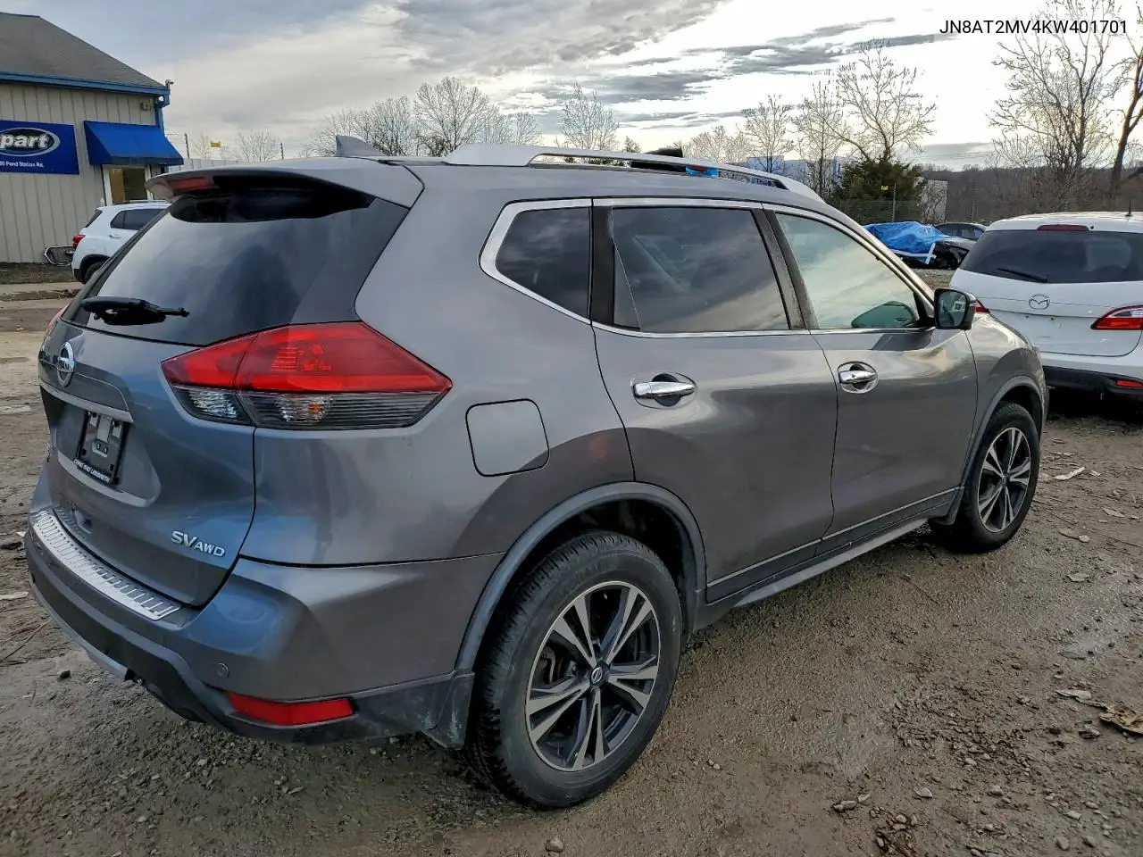 JN8AT2MV4KW401701 2019 Nissan Rogue S