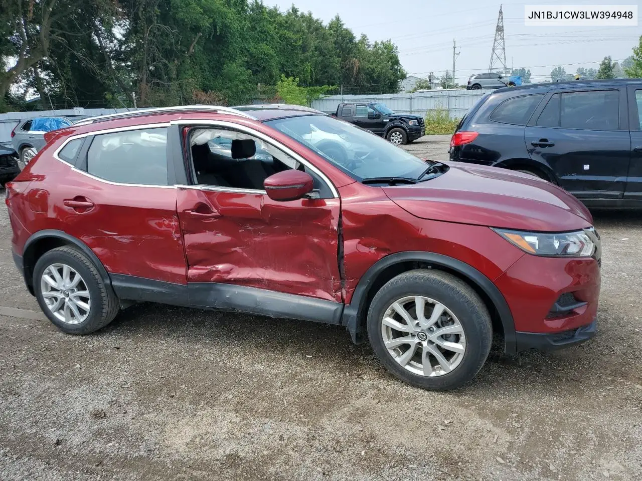 JN1BJ1CW3LW394948 2020 Nissan Rogue Sport S