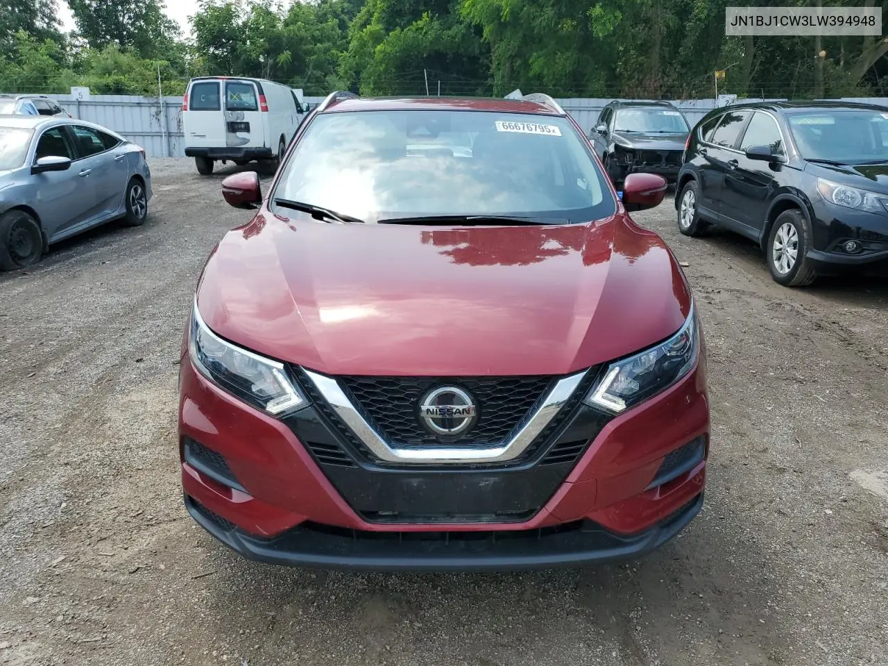 JN1BJ1CW3LW394948 2020 Nissan Rogue Sport S