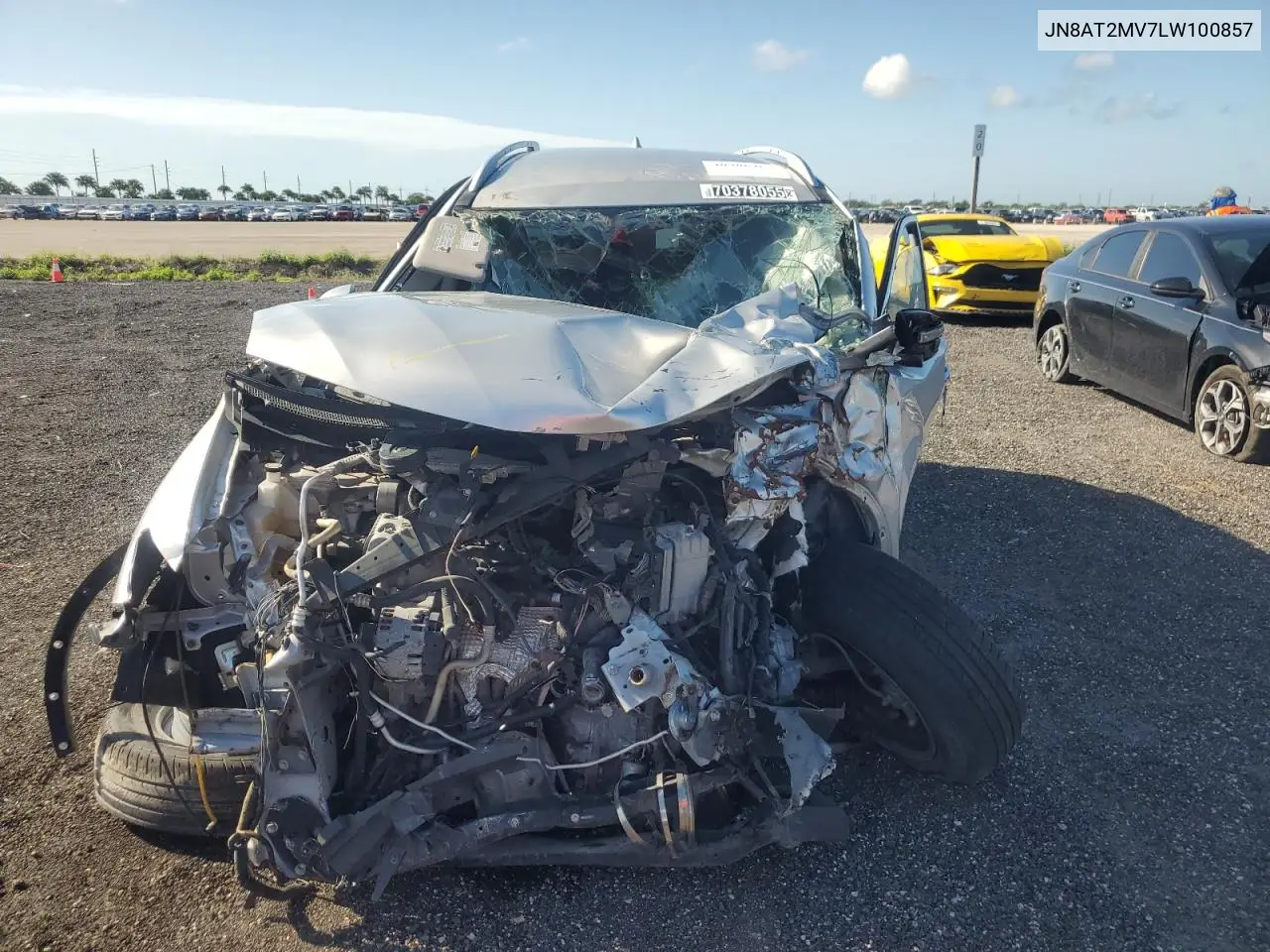 JN8AT2MV7LW100857 2020 Nissan Rogue S