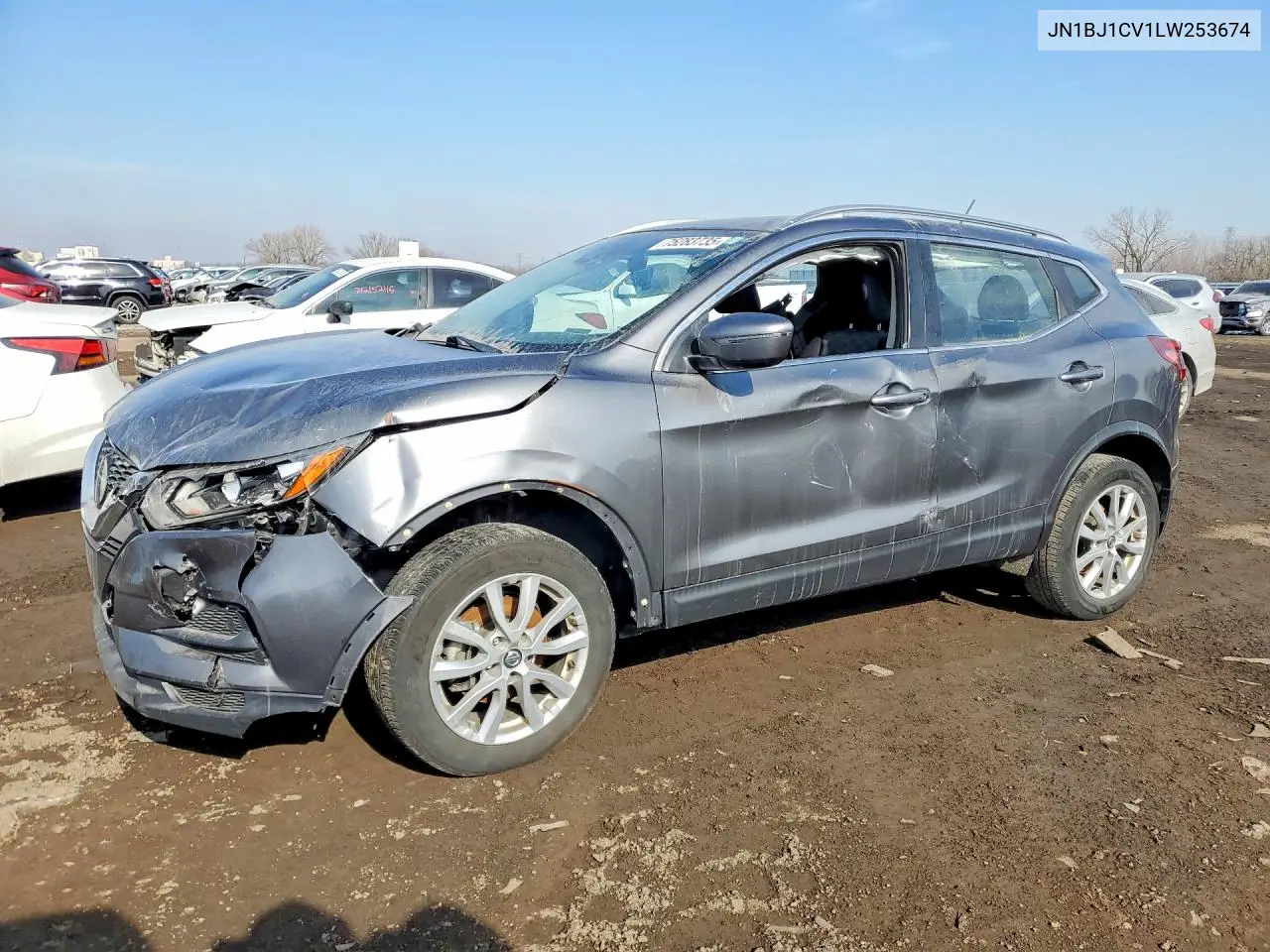JN1BJ1CV1LW253674 2020 Nissan Rogue Sport S
