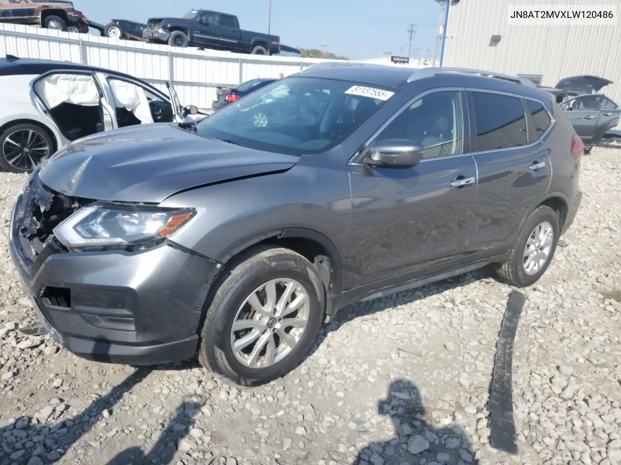 JN8AT2MVXLW120486 2020 Nissan Rogue S