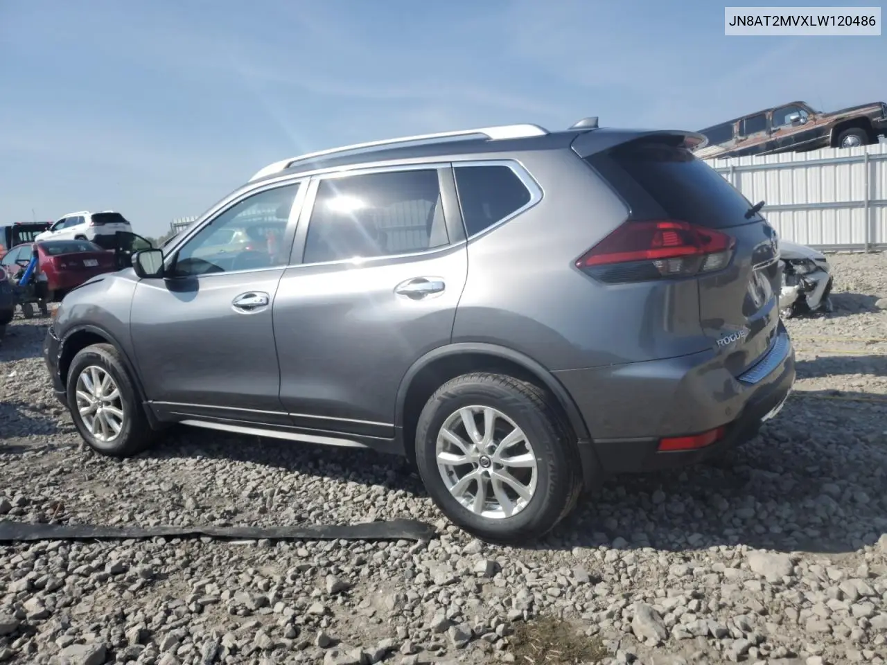 JN8AT2MVXLW120486 2020 Nissan Rogue S