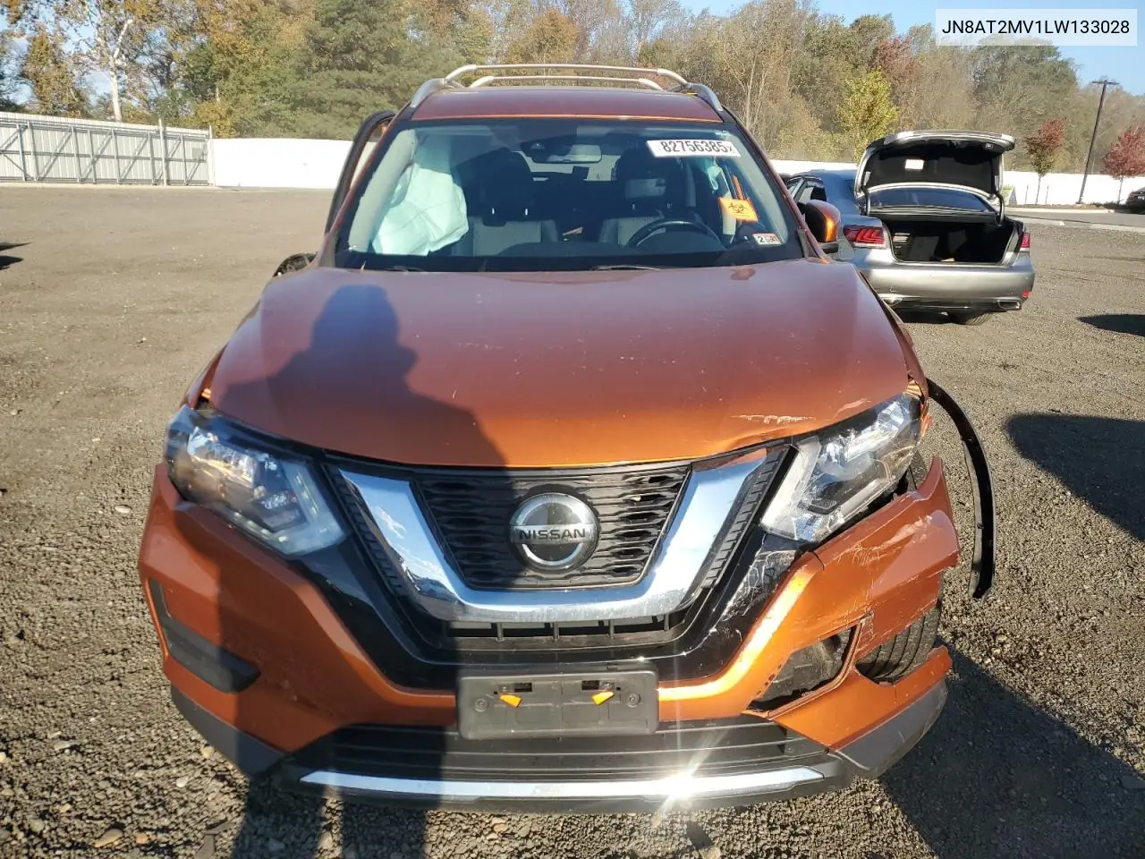 JN8AT2MV1LW133028 2020 Nissan Rogue S