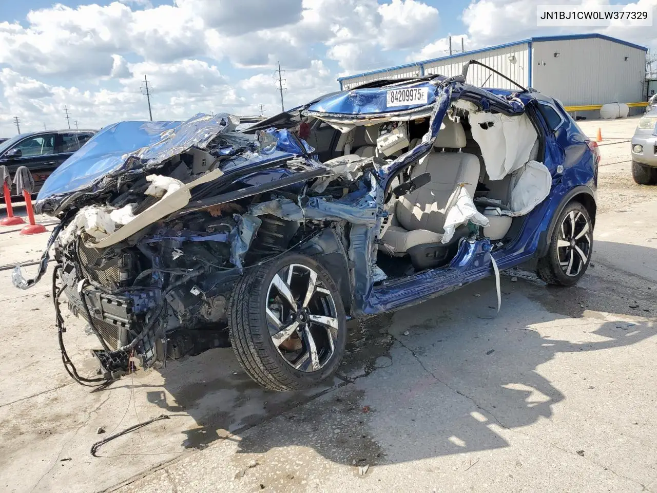 JN1BJ1CW0LW377329 2020 Nissan Rogue Sport S