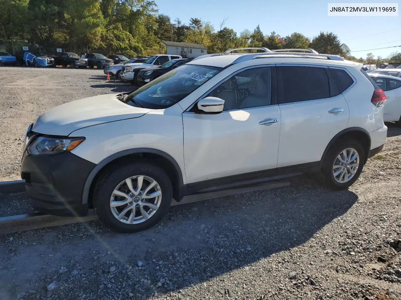 JN8AT2MV3LW119695 2020 Nissan Rogue S