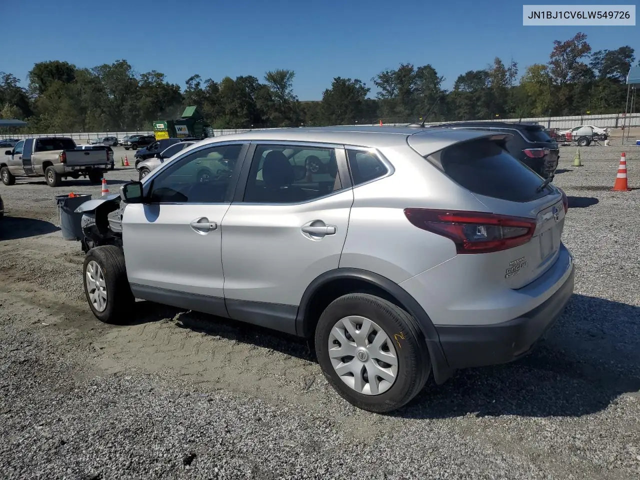 JN1BJ1CV6LW549726 2020 Nissan Rogue Sport S