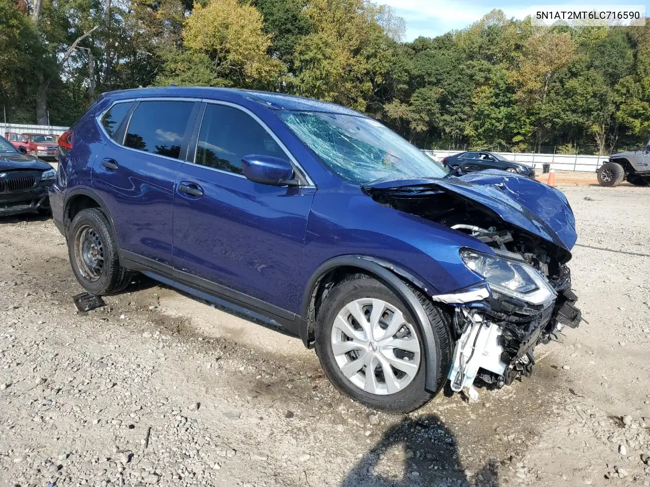 5N1AT2MT6LC716590 2020 Nissan Rogue S