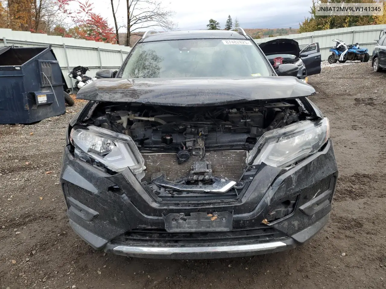 JN8AT2MV9LW141345 2020 Nissan Rogue S