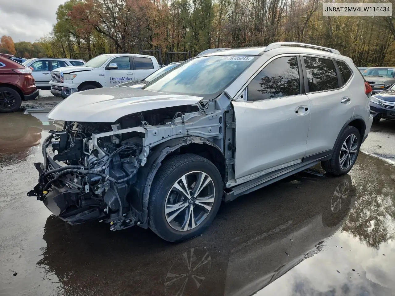 JN8AT2MV4LW116434 2020 Nissan Rogue S