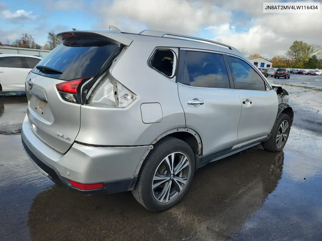JN8AT2MV4LW116434 2020 Nissan Rogue S