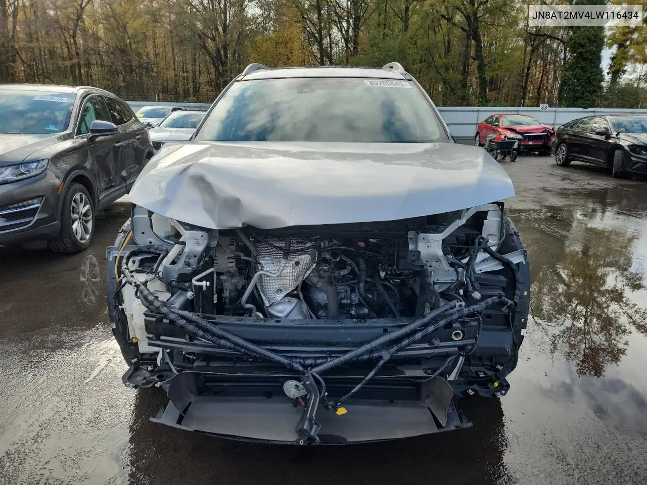 JN8AT2MV4LW116434 2020 Nissan Rogue S
