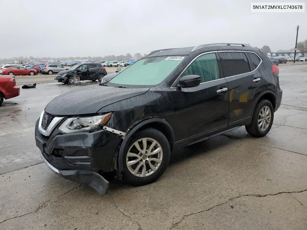 5N1AT2MVXLC743678 2020 Nissan Rogue S