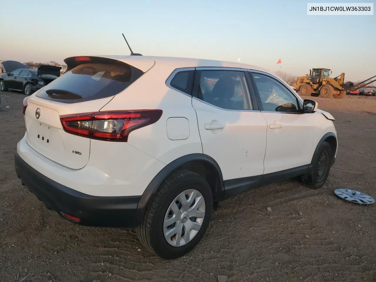 JN1BJ1CW0LW363303 2020 Nissan Rogue Sport S