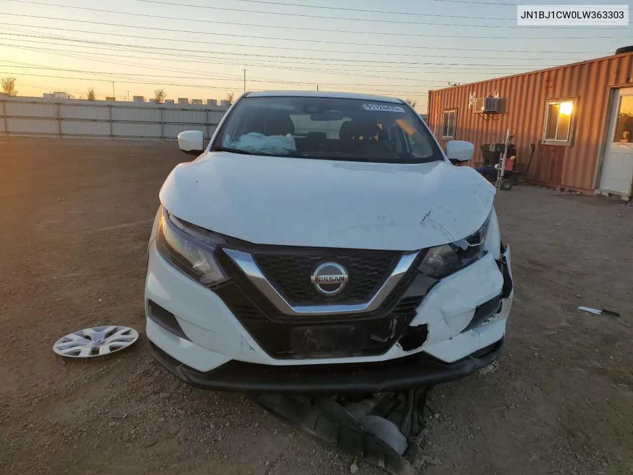JN1BJ1CW0LW363303 2020 Nissan Rogue Sport S