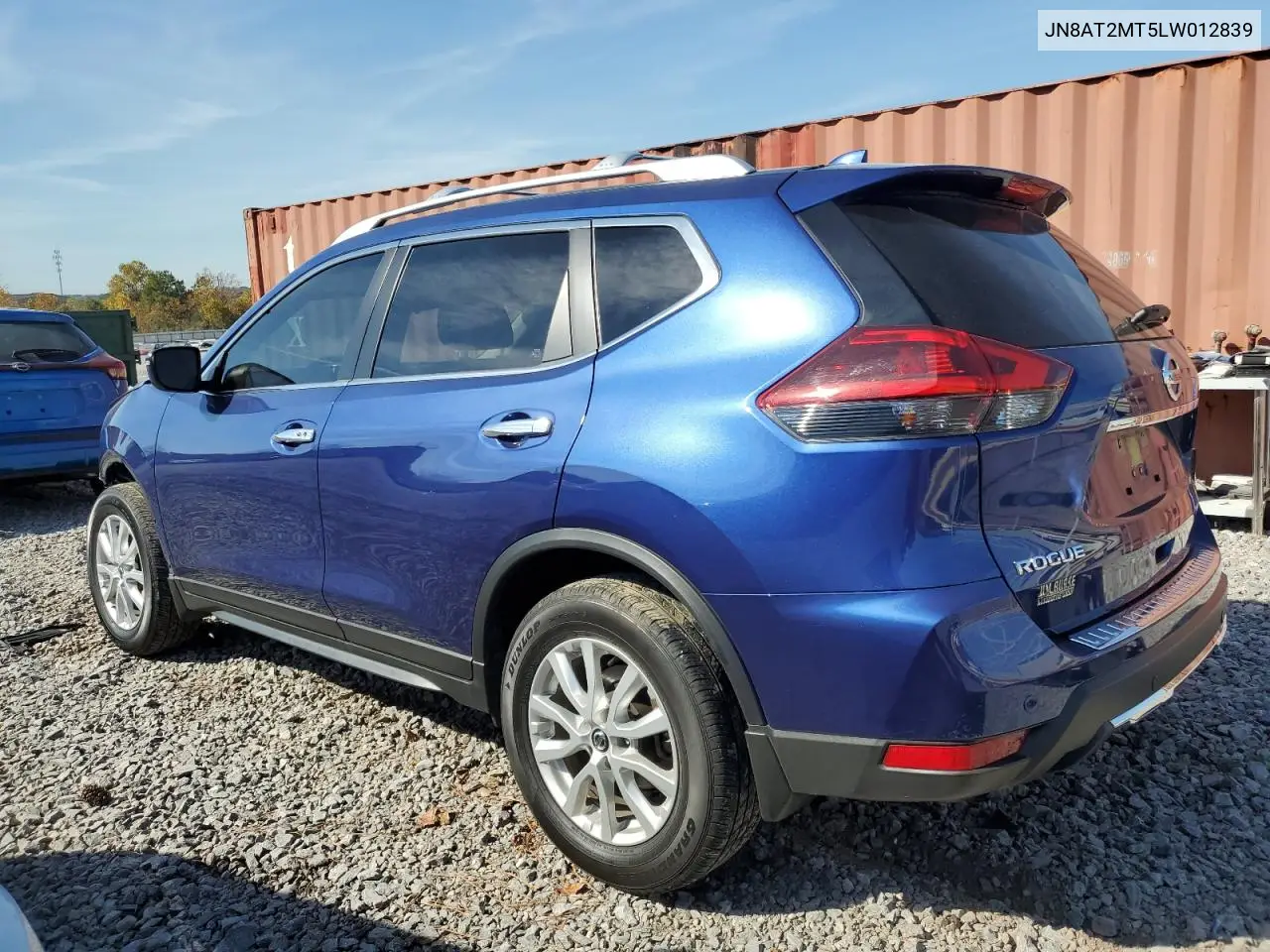 JN8AT2MT5LW012839 2020 Nissan Rogue S