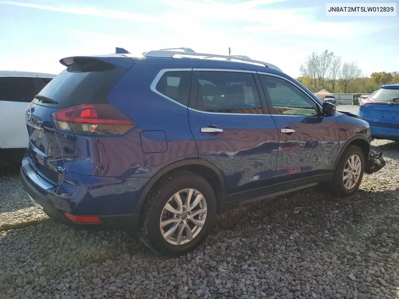 JN8AT2MT5LW012839 2020 Nissan Rogue S