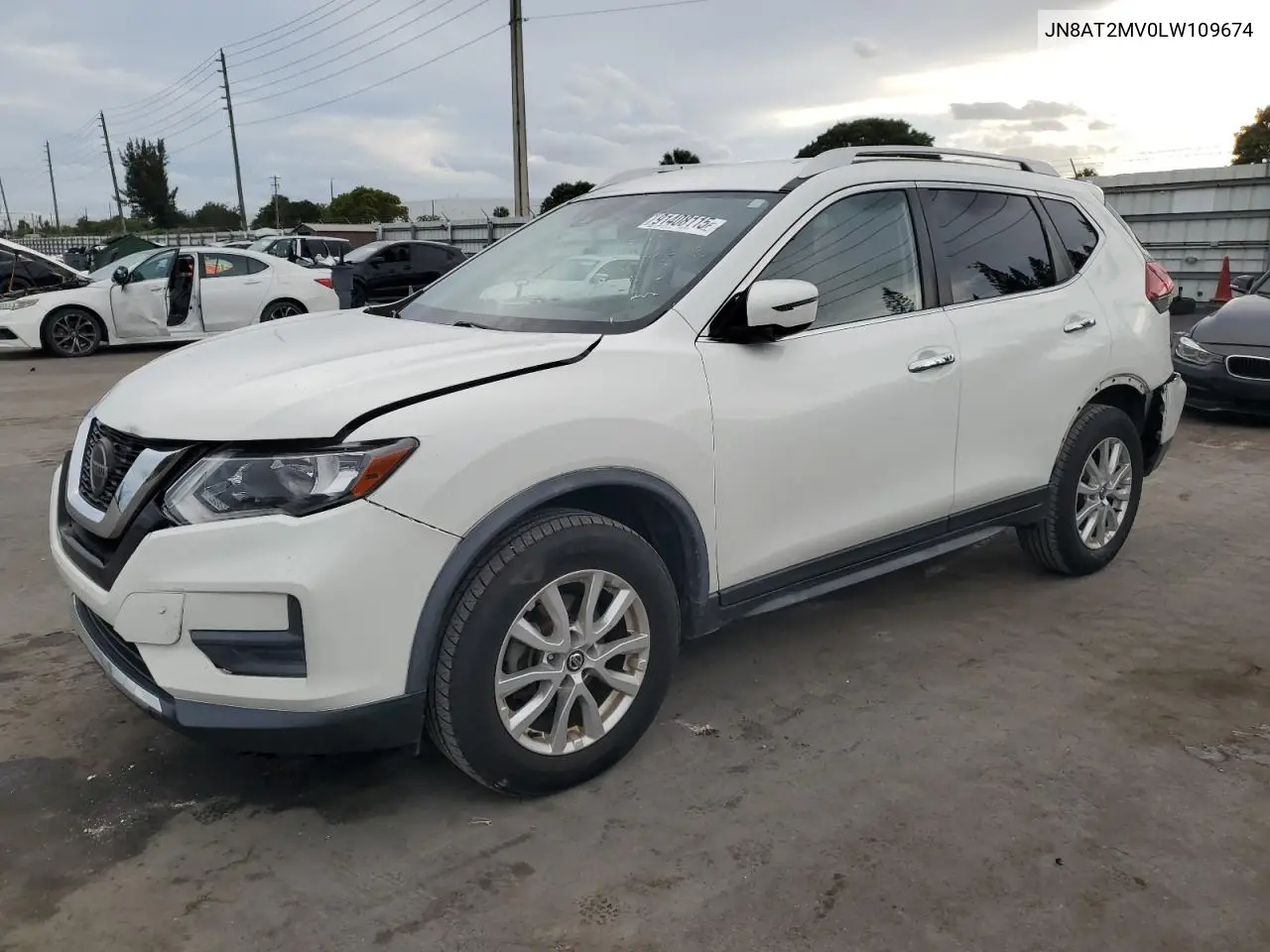 JN8AT2MV0LW109674 2020 Nissan Rogue S
