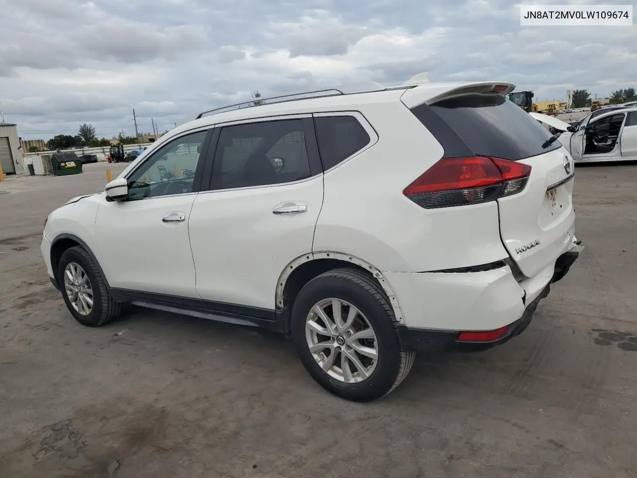 JN8AT2MV0LW109674 2020 Nissan Rogue S