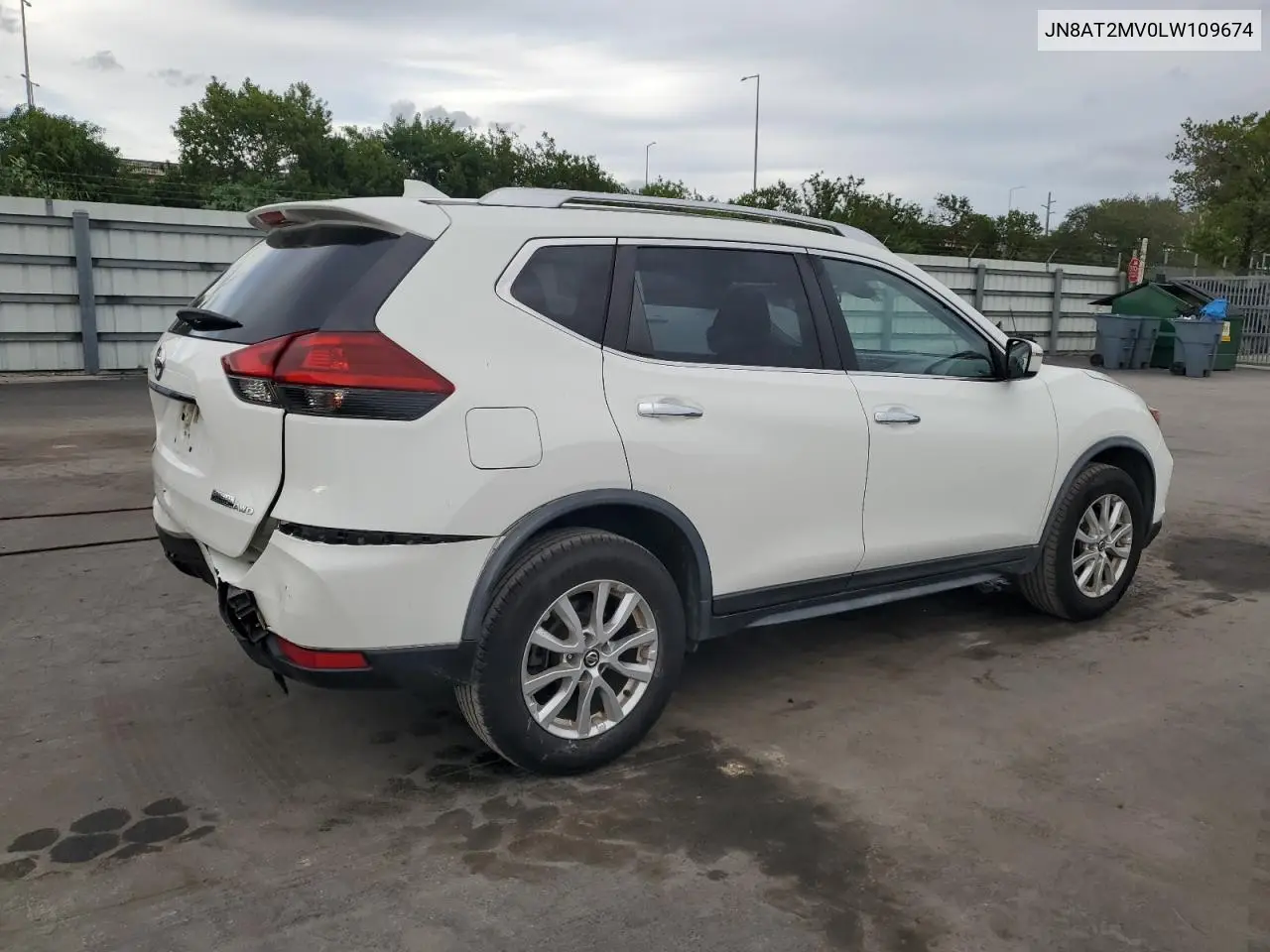 JN8AT2MV0LW109674 2020 Nissan Rogue S