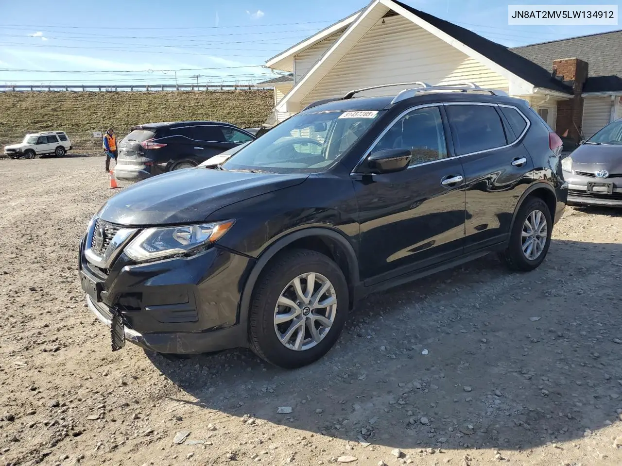 JN8AT2MV5LW134912 2020 Nissan Rogue S