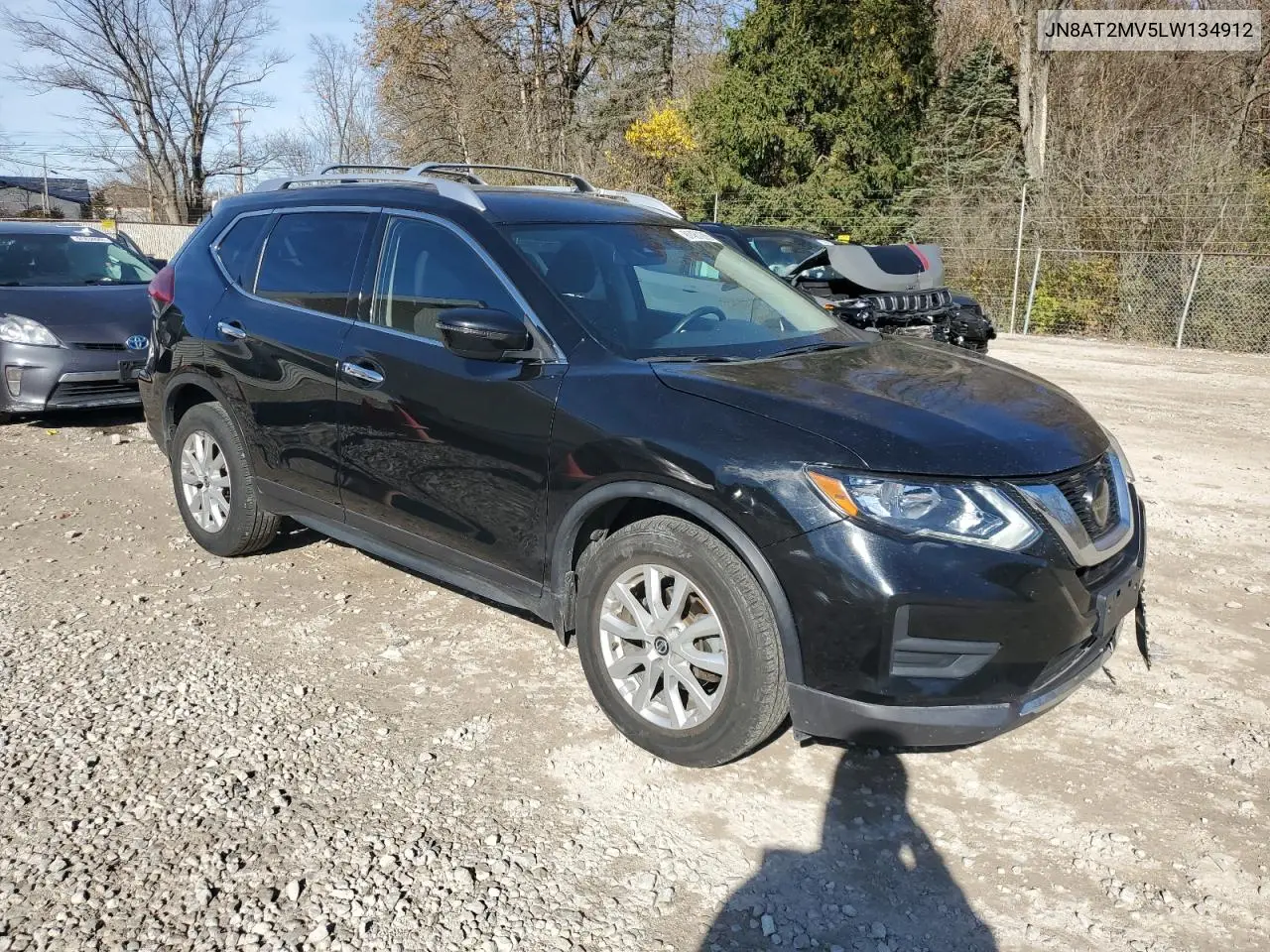 JN8AT2MV5LW134912 2020 Nissan Rogue S