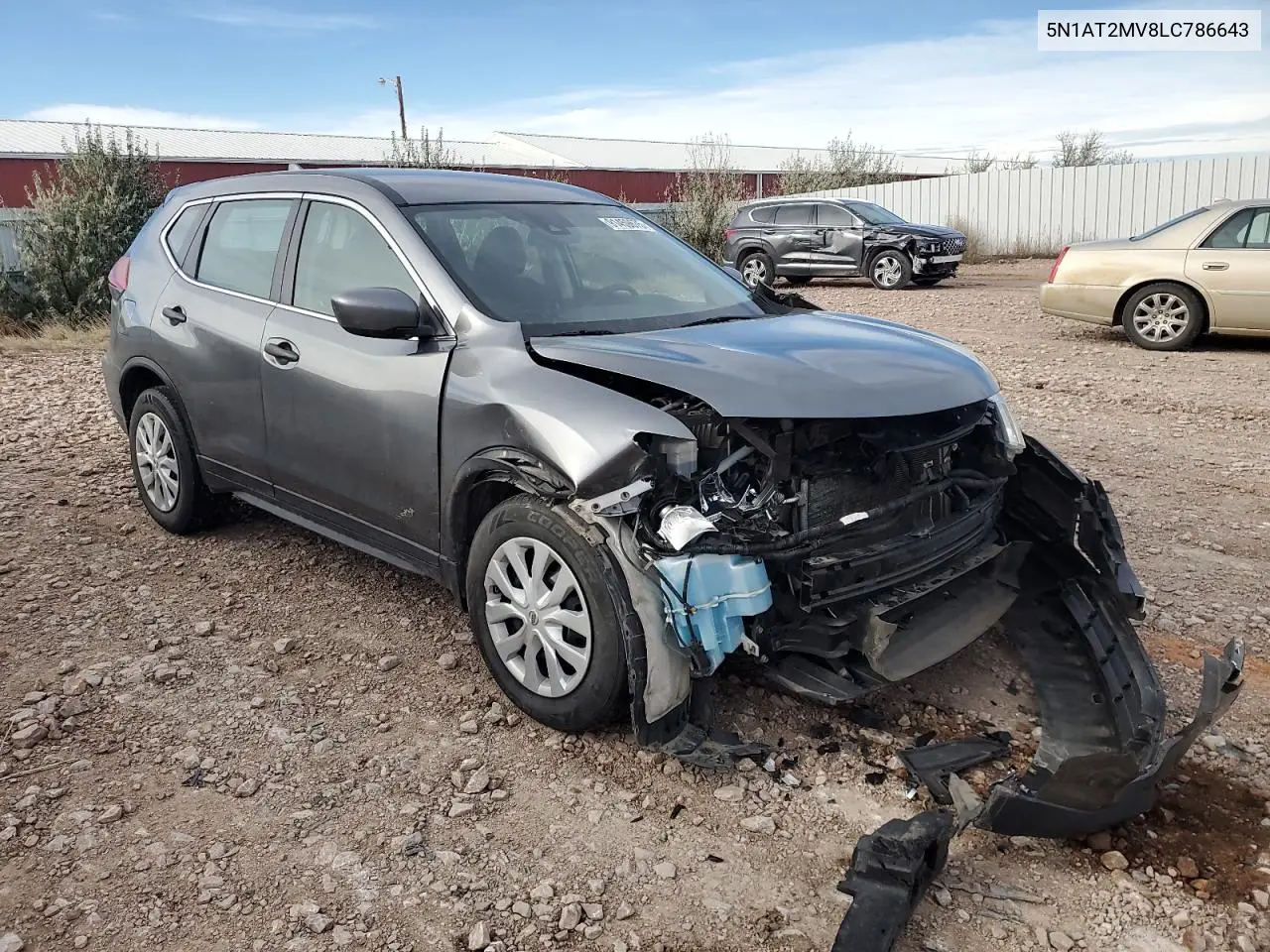 5N1AT2MV8LC786643 2020 Nissan Rogue S
