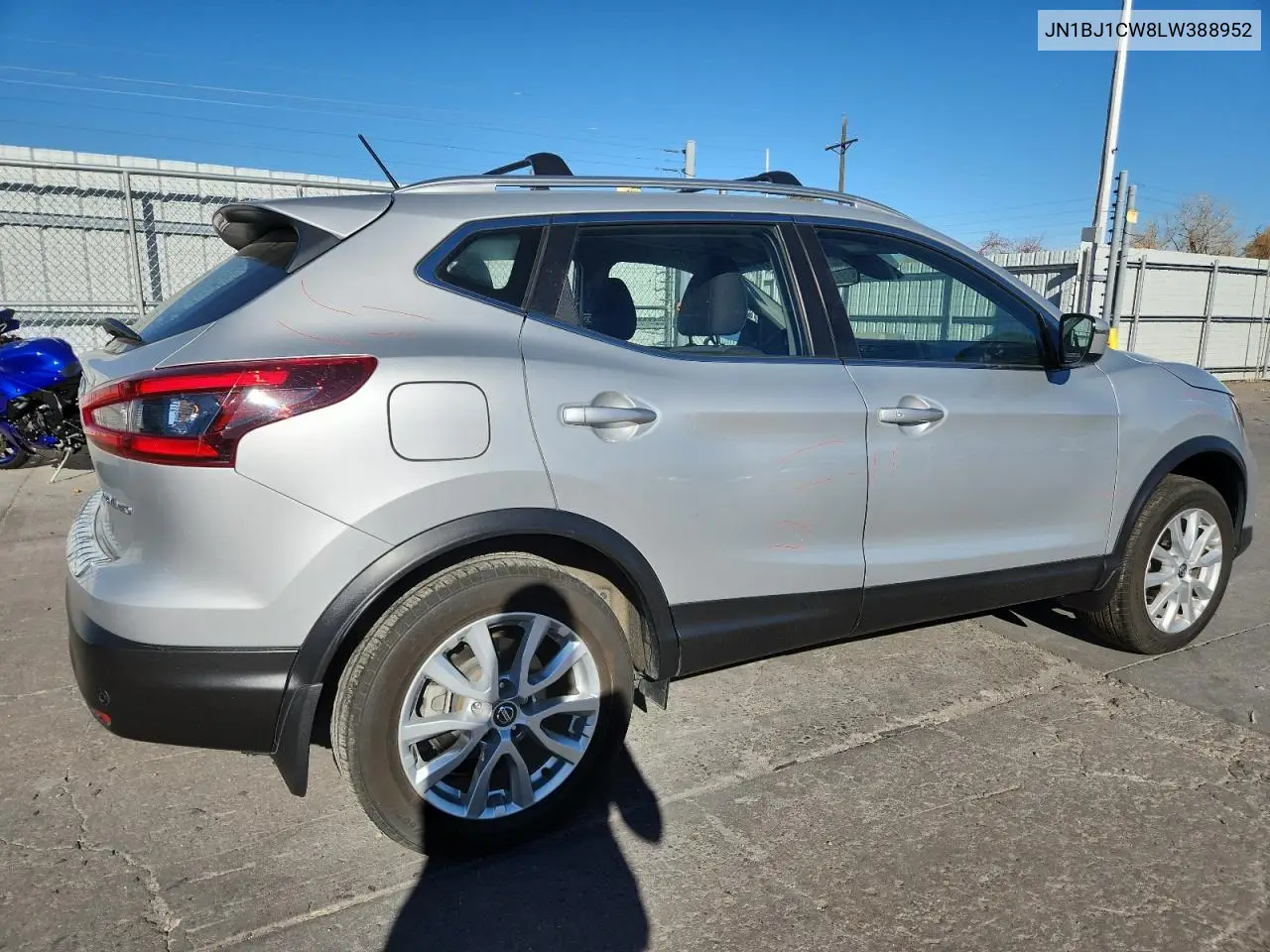 JN1BJ1CW8LW388952 2020 Nissan Rogue Sport S
