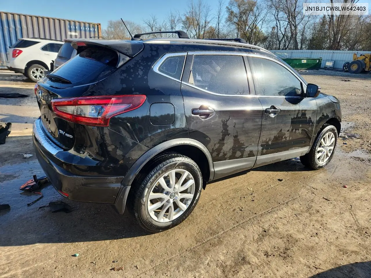 JN1BJ1CW8LW642403 2020 Nissan Rogue Sport S