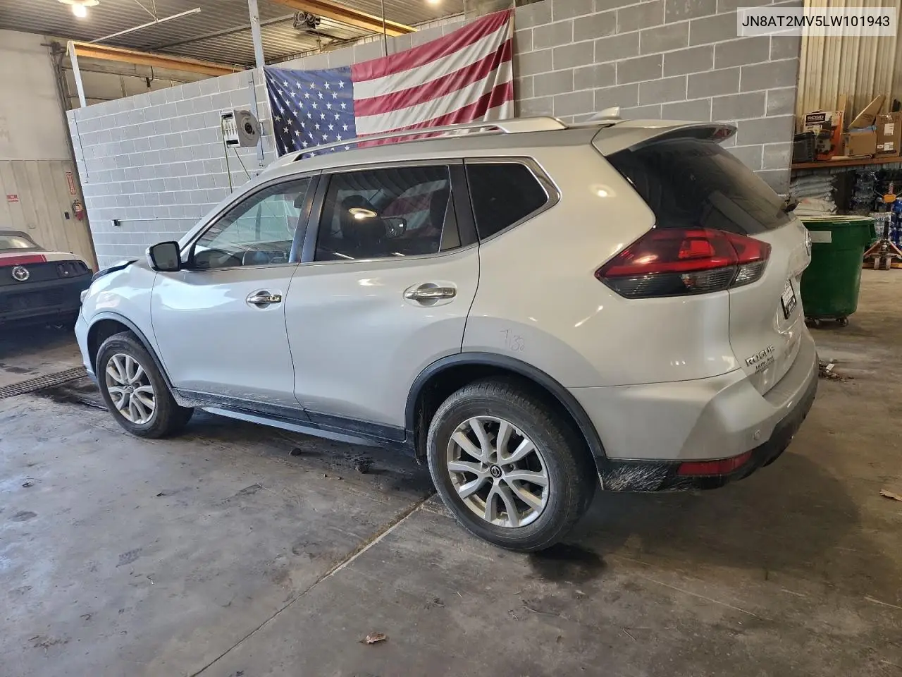 JN8AT2MV5LW101943 2020 Nissan Rogue S