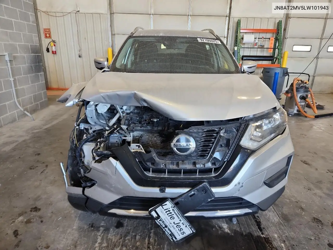 JN8AT2MV5LW101943 2020 Nissan Rogue S