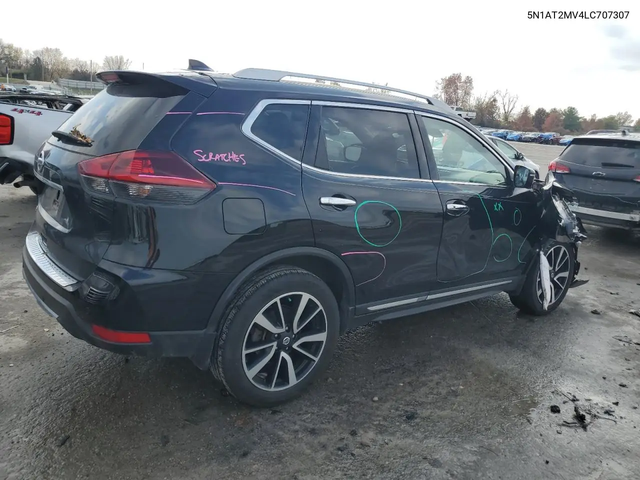 5N1AT2MV4LC707307 2020 Nissan Rogue S