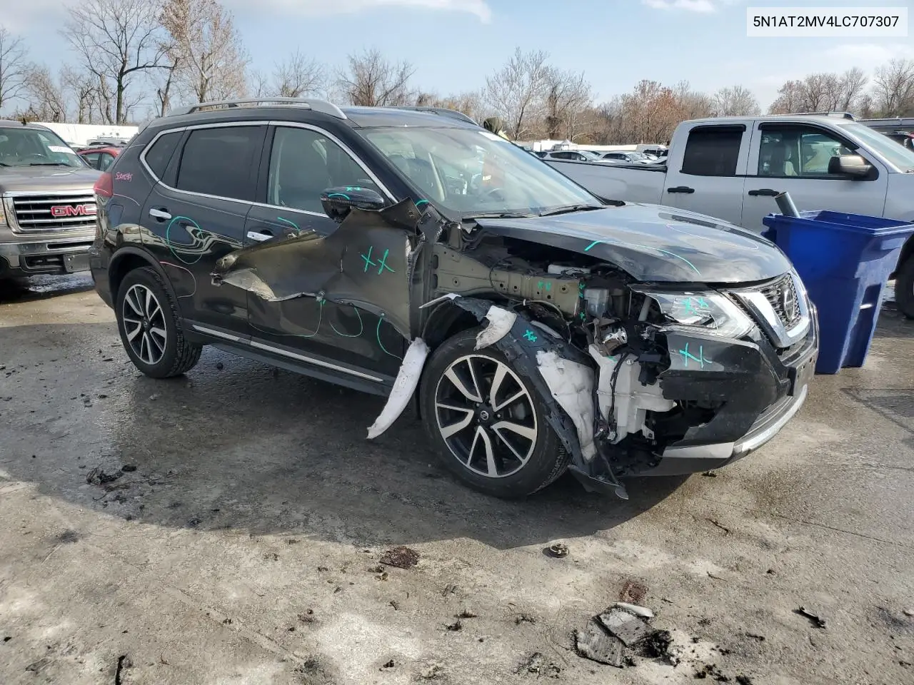 5N1AT2MV4LC707307 2020 Nissan Rogue S