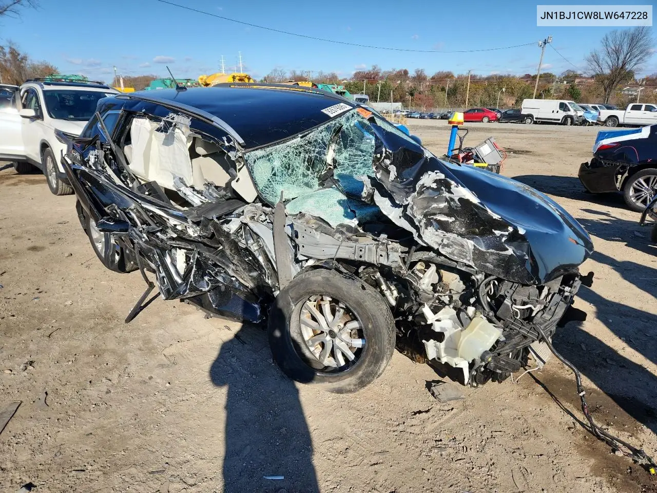 JN1BJ1CW8LW647228 2020 Nissan Rogue Sport S