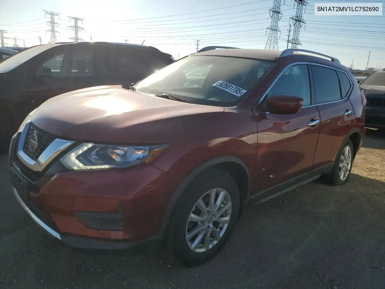 5N1AT2MV1LC752690 2020 Nissan Rogue S