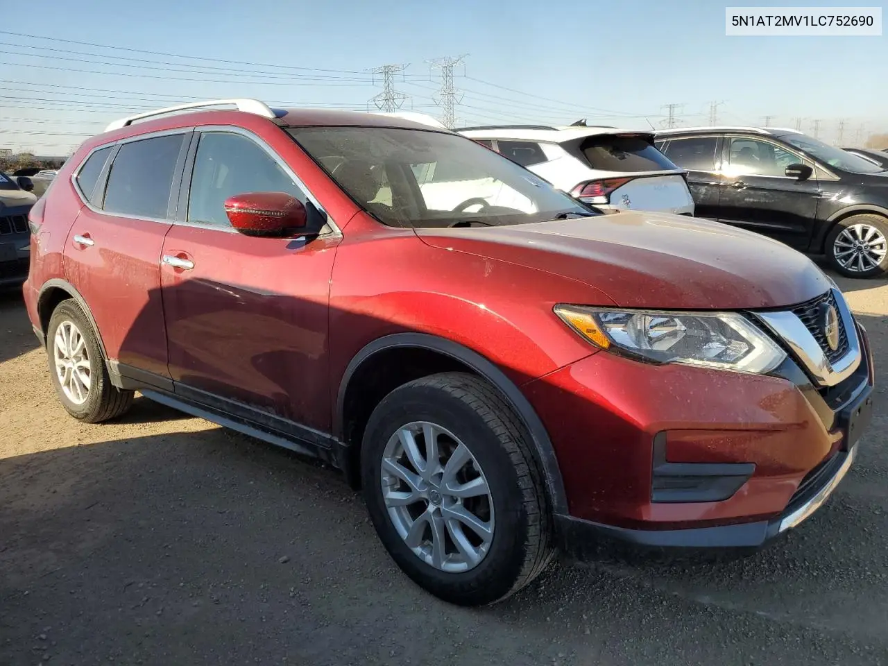 5N1AT2MV1LC752690 2020 Nissan Rogue S