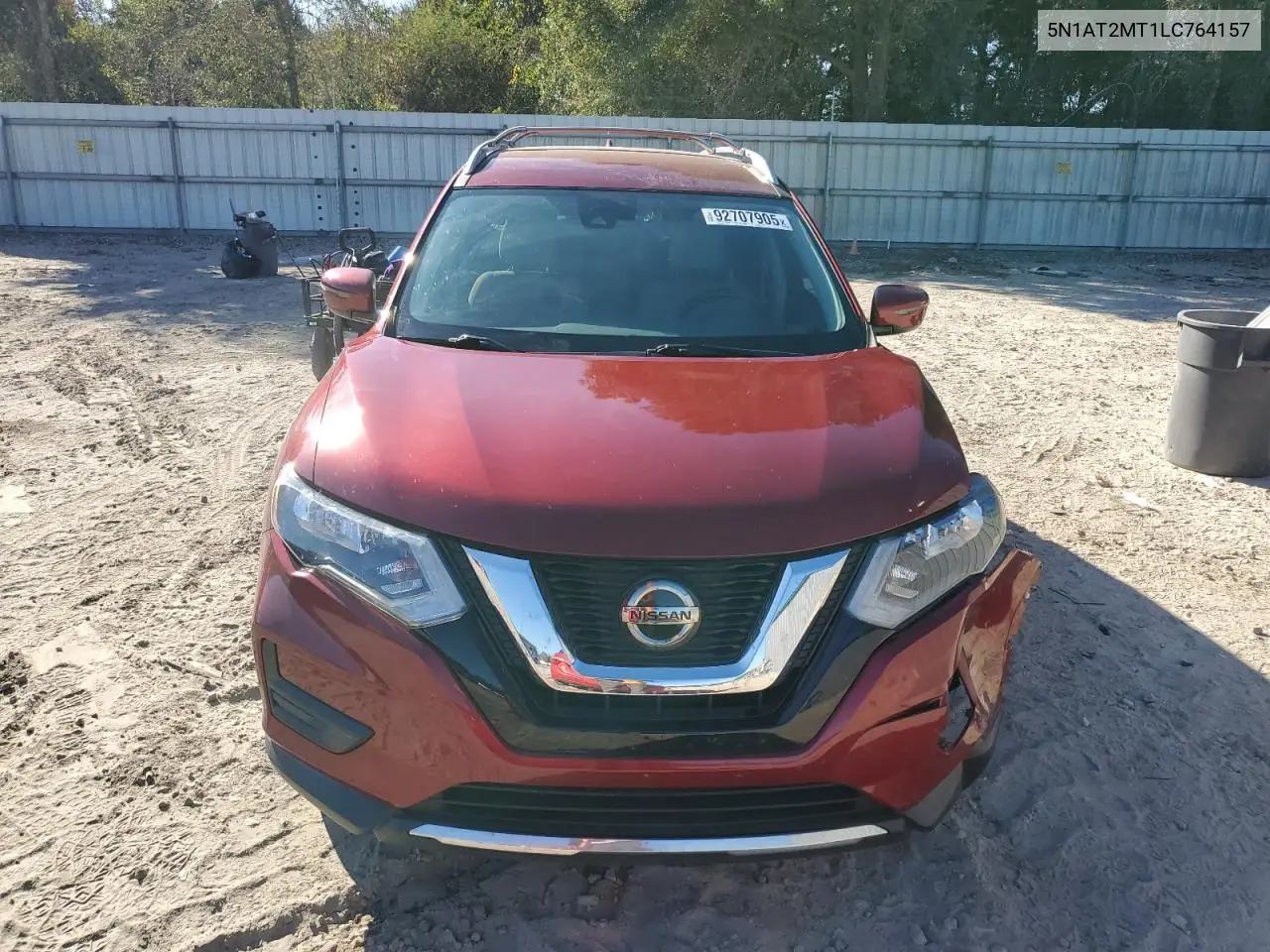 5N1AT2MT1LC764157 2020 Nissan Rogue S