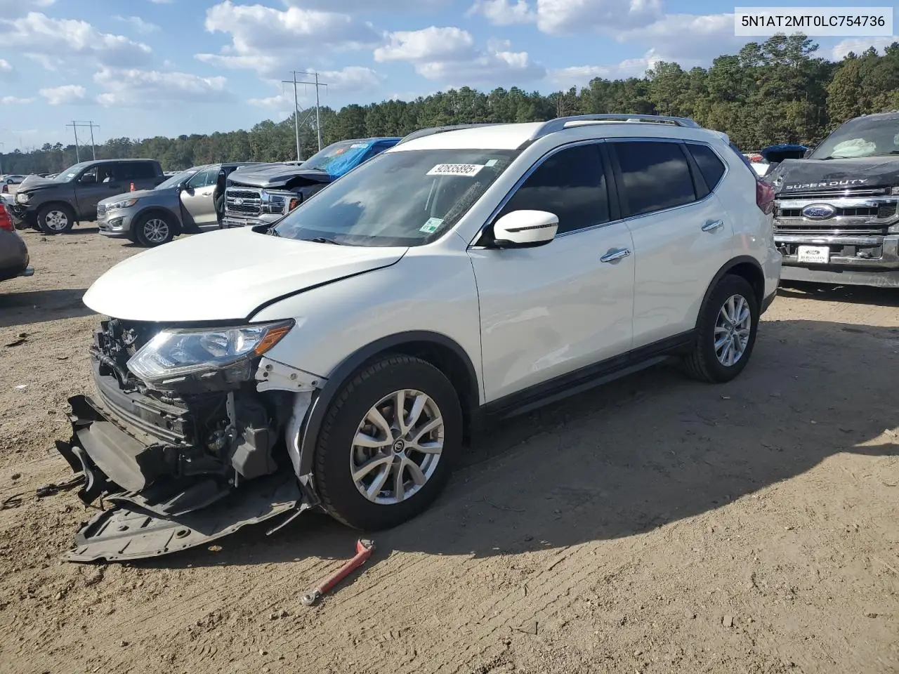 5N1AT2MT0LC754736 2020 Nissan Rogue S