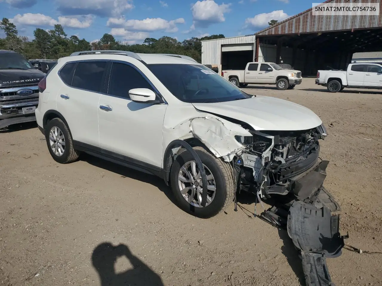 5N1AT2MT0LC754736 2020 Nissan Rogue S