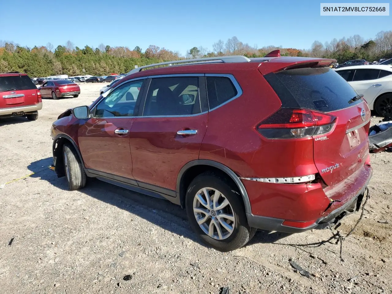 5N1AT2MV8LC752668 2020 Nissan Rogue S