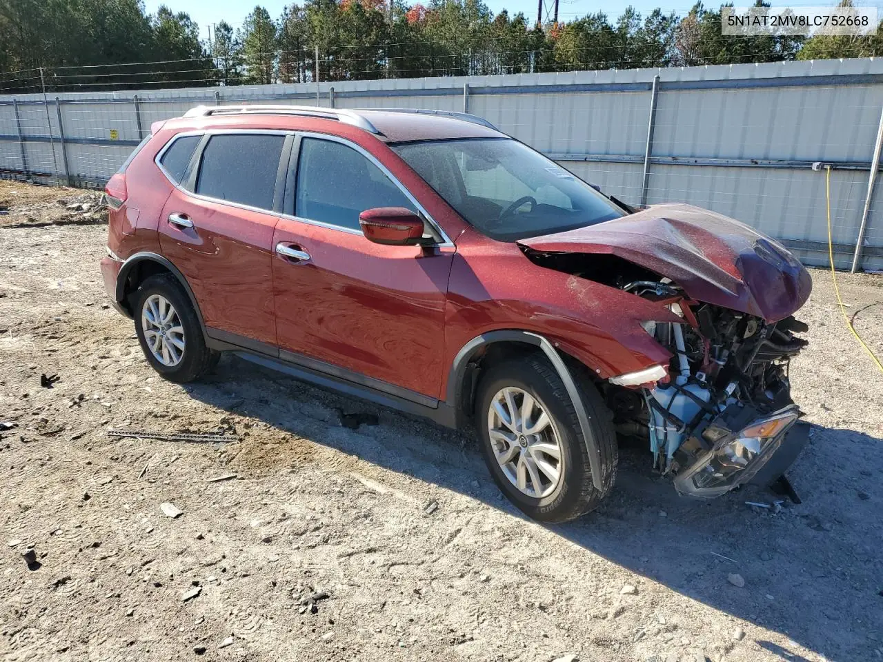 5N1AT2MV8LC752668 2020 Nissan Rogue S