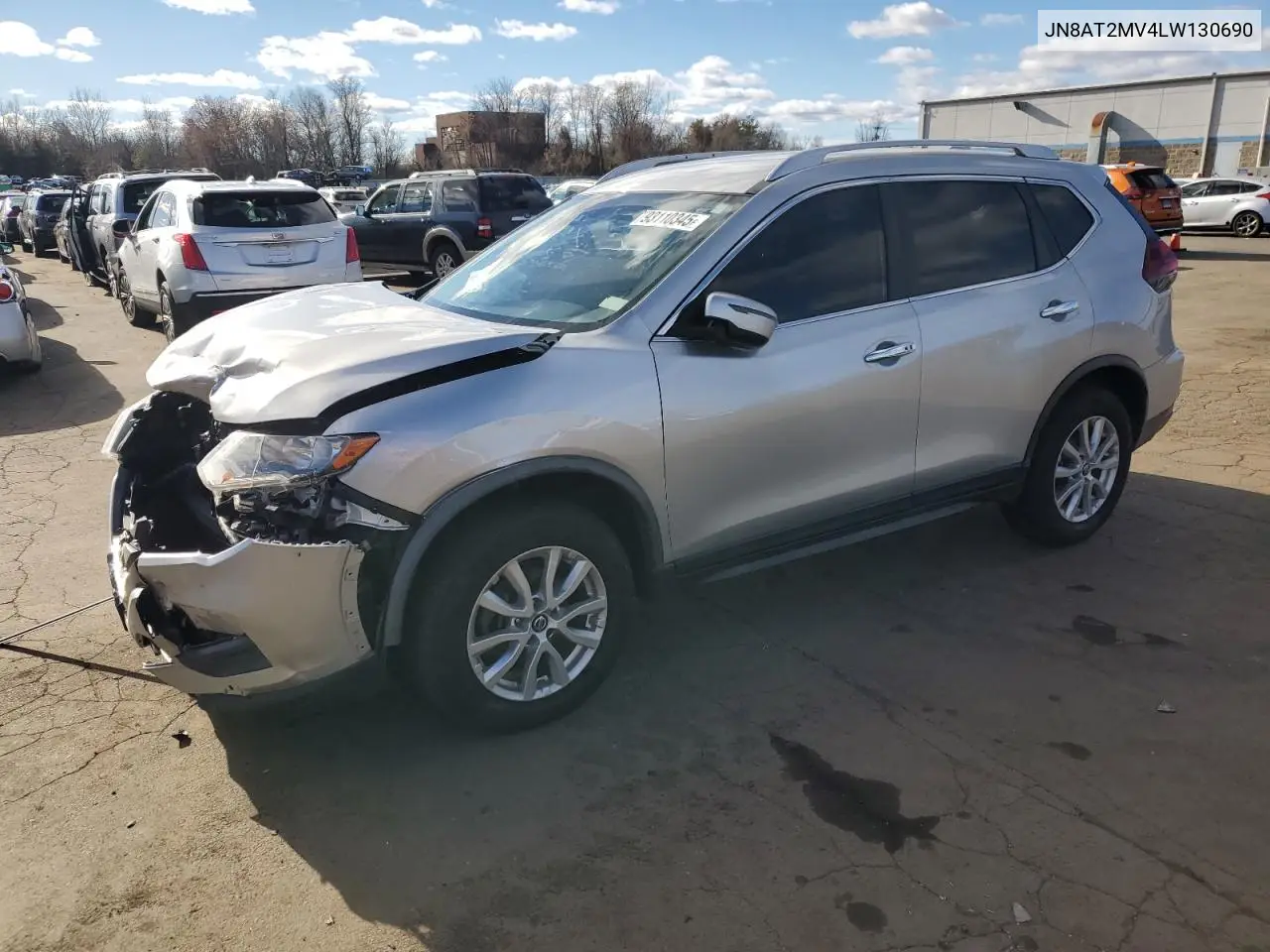 JN8AT2MV4LW130690 2020 Nissan Rogue S