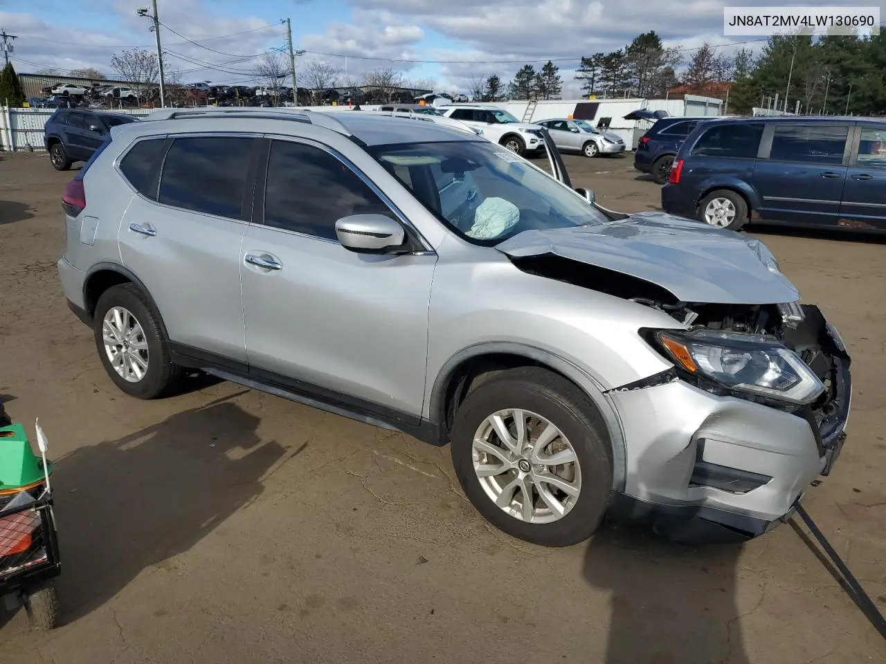JN8AT2MV4LW130690 2020 Nissan Rogue S