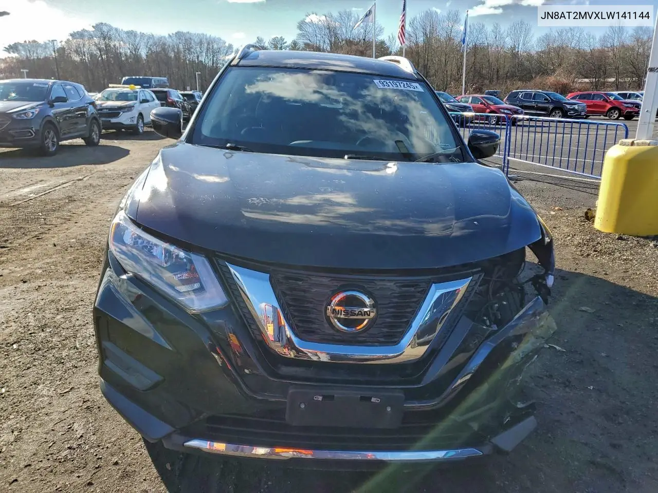 JN8AT2MVXLW141144 2020 Nissan Rogue S