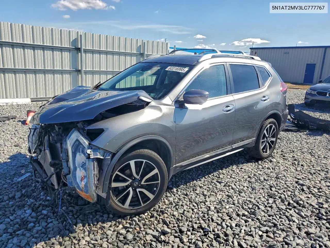 5N1AT2MV3LC777767 2020 Nissan Rogue S