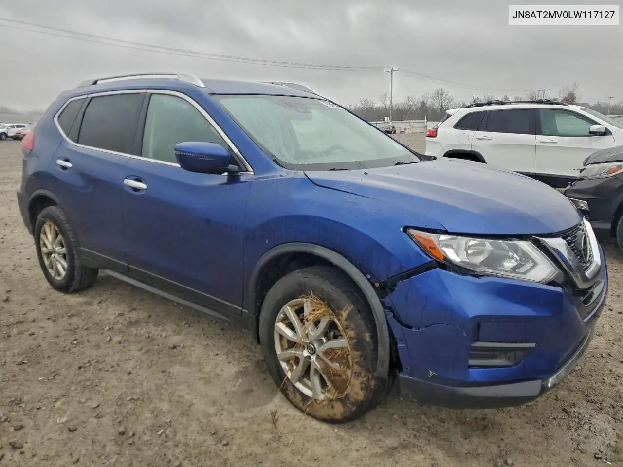 JN8AT2MV0LW117127 2020 Nissan Rogue S