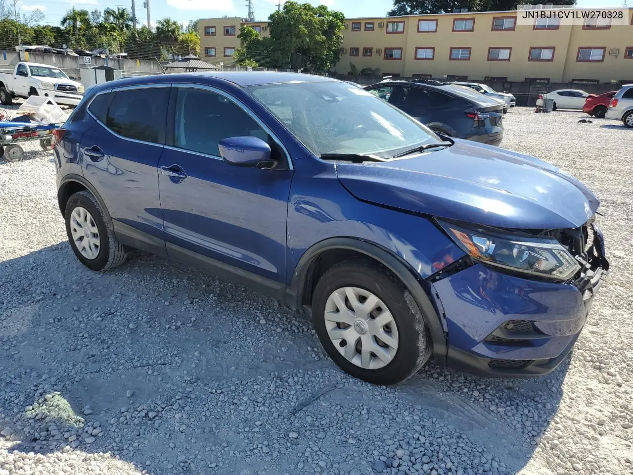 JN1BJ1CV1LW270328 2020 Nissan Rogue Sport S