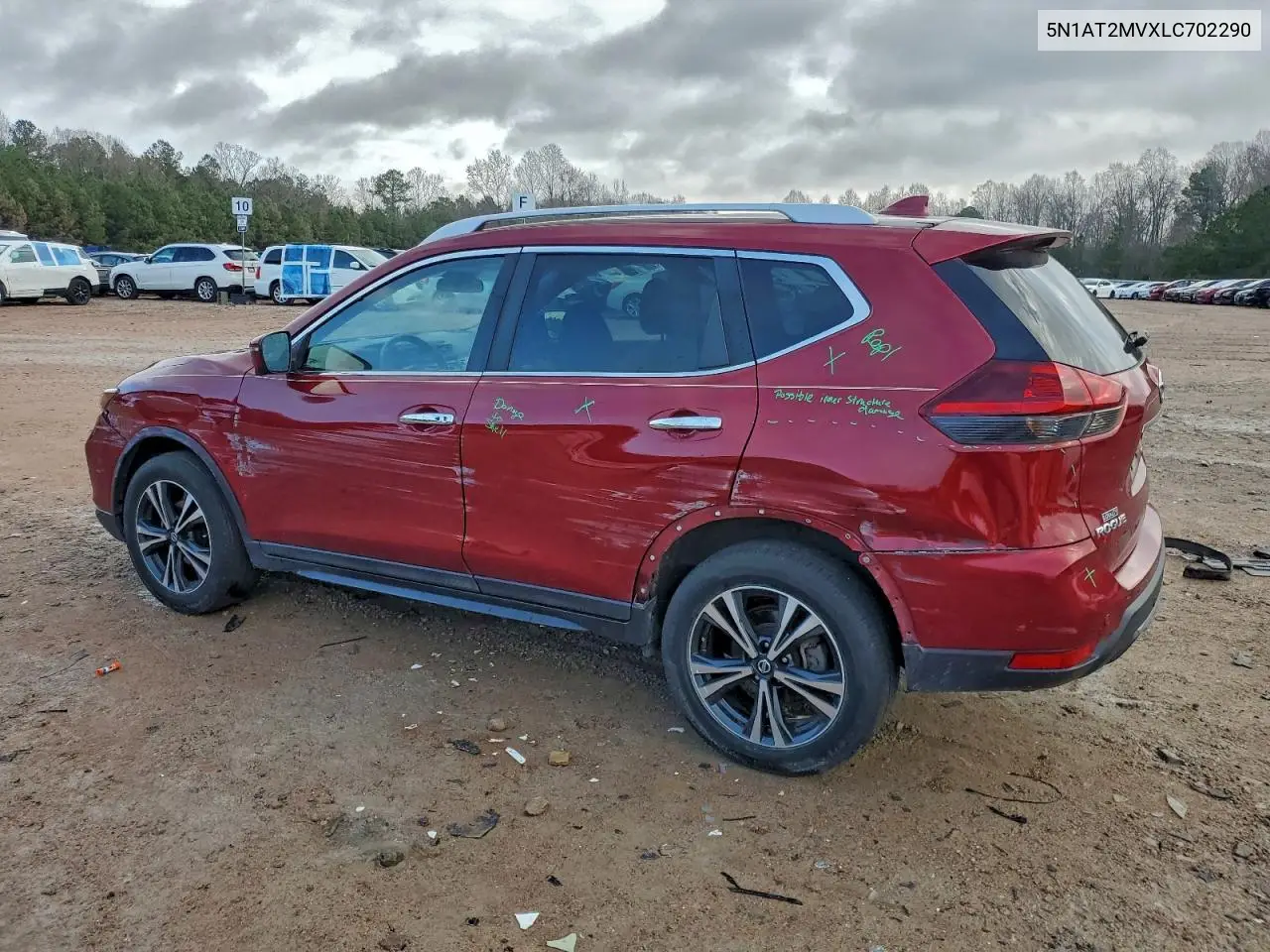 5N1AT2MVXLC702290 2020 Nissan Rogue S