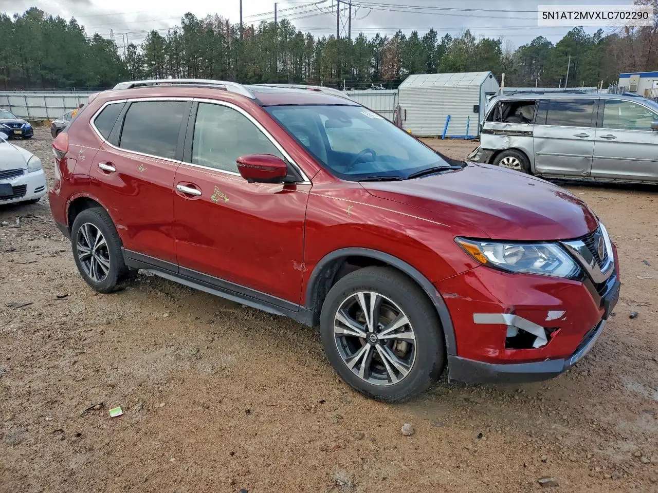 5N1AT2MVXLC702290 2020 Nissan Rogue S